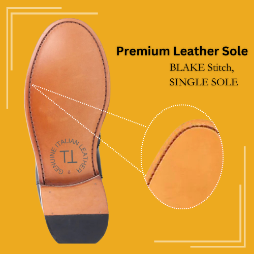 MICHAEL Monk Double Strap with WingTip, Handcrafted in Hand Patina Leather