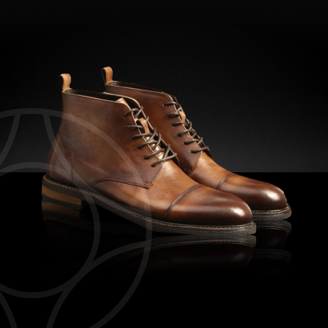 BOYD Classic Boots Crafted in Hand Patina Leather