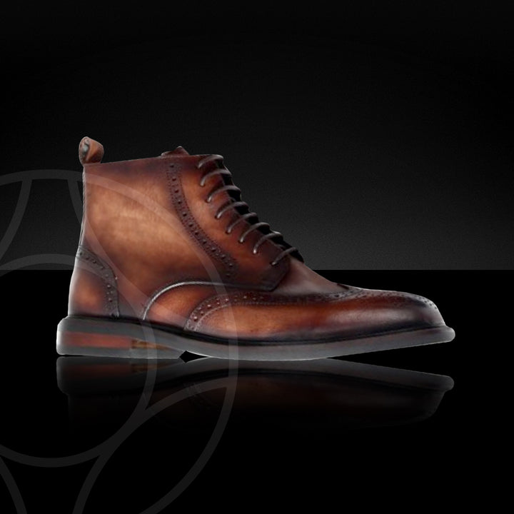 BENSON Classic Boots Crafted in Hand Patina Leather