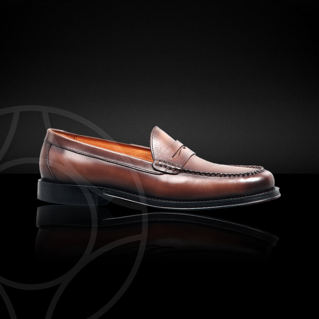 LOUIS Classic Loafer Crafted In Hand Patina Leather